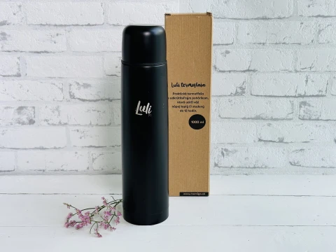 Luli termosz, fekete, 1000 ml