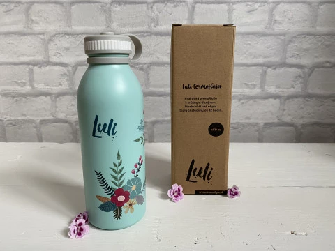 Luli termosz menta virág, 450 ml